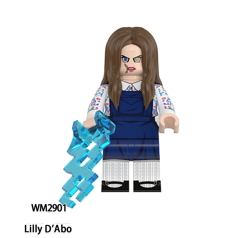 Blocs de construction de figurines de nouveaux films d'horreur 2025