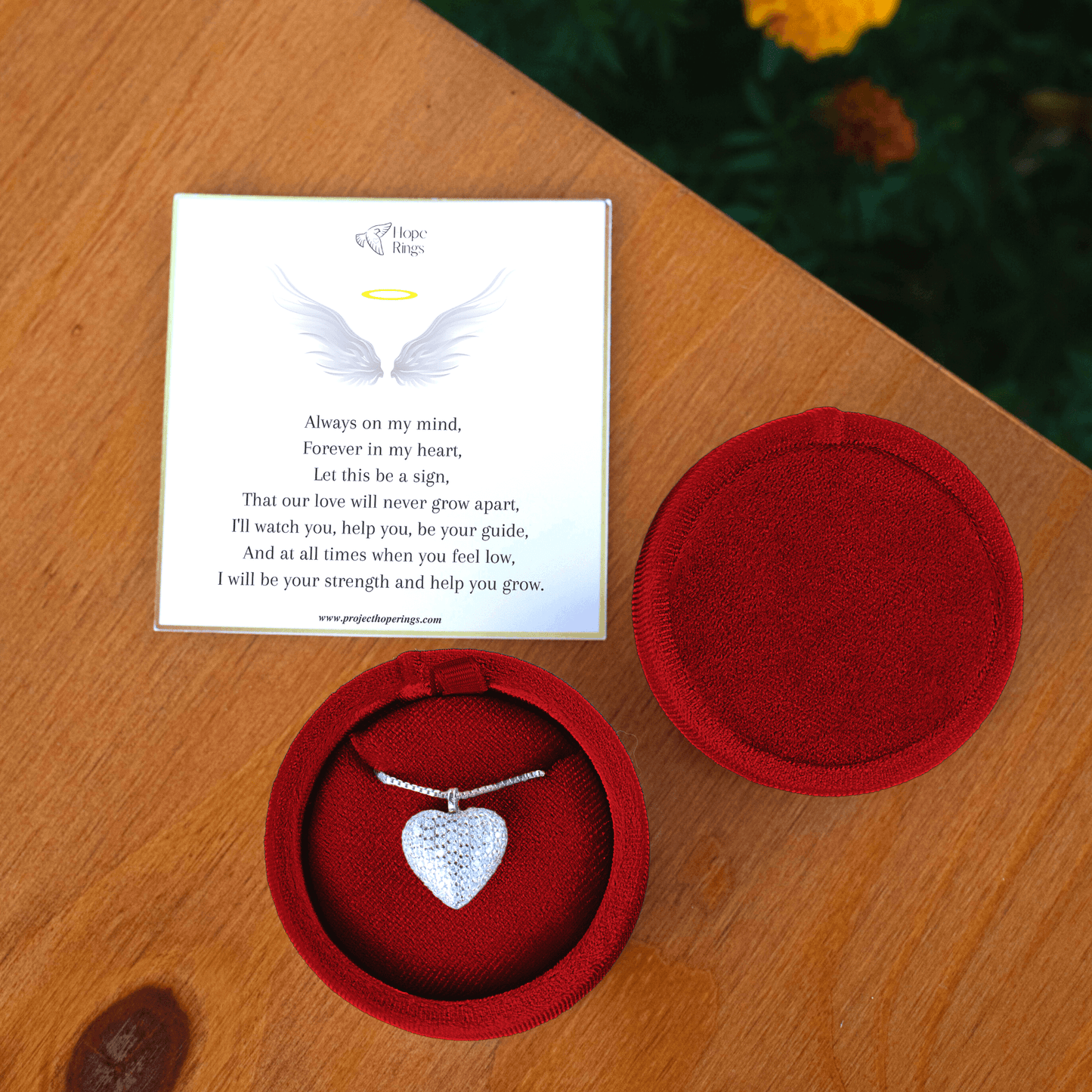 Collier Urne Pour Toujours Dans Mon Cœur