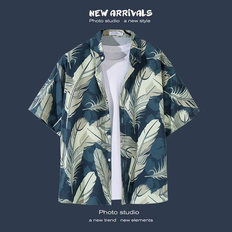 Chemise de plage Tropic Wave pour homme