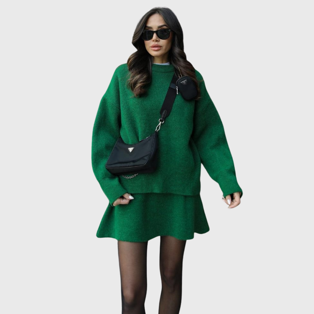 Elena | Ensemble en maille douillette