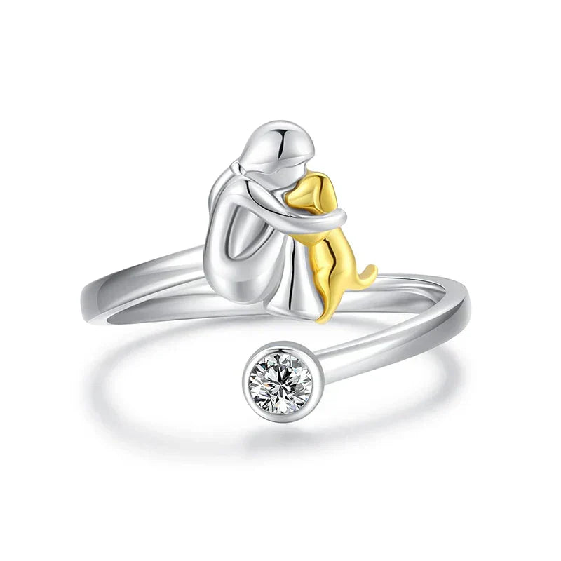 Rose™ | Ring with Dog Icon