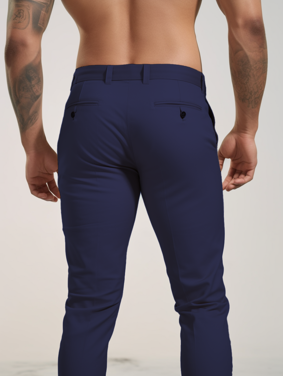 Versuvio : Pantalon extensible haut de gamme sans plis