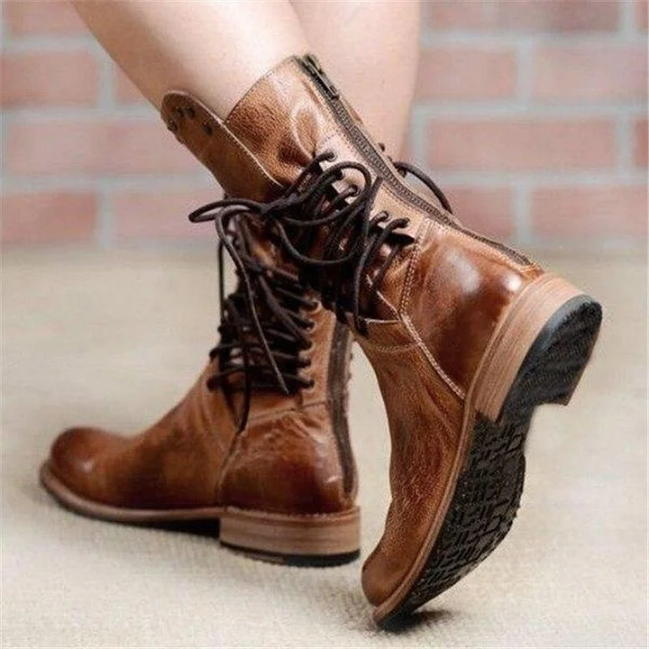 AVA | Bottes à lacets vintage