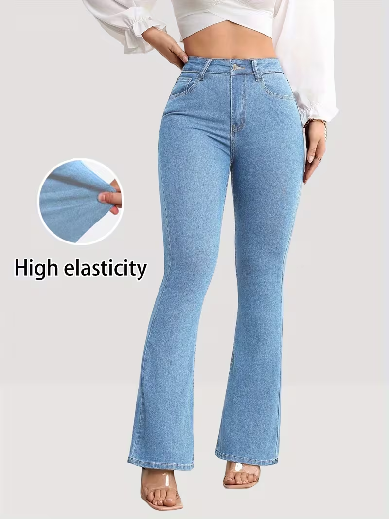 CurveLift | High-Waist Stretch Flare Jeans