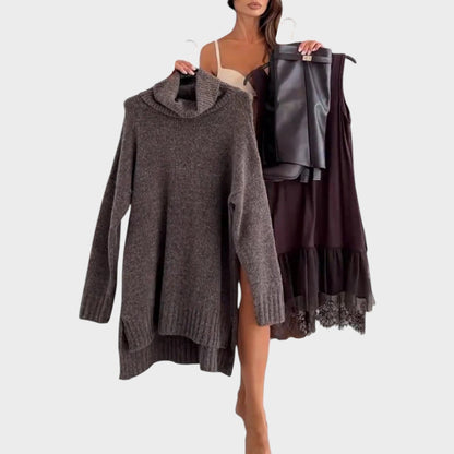 Nora | Oversized Knit Sweater Dress