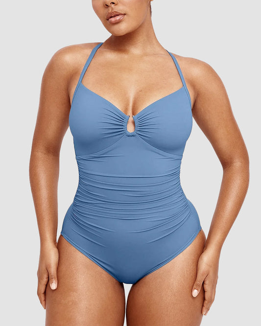 Maillot de bain gainant – Coupe élégante avec détails découpés 