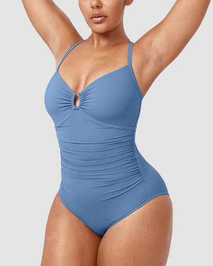 Maillot de bain gainant – Coupe élégante avec détails découpés 