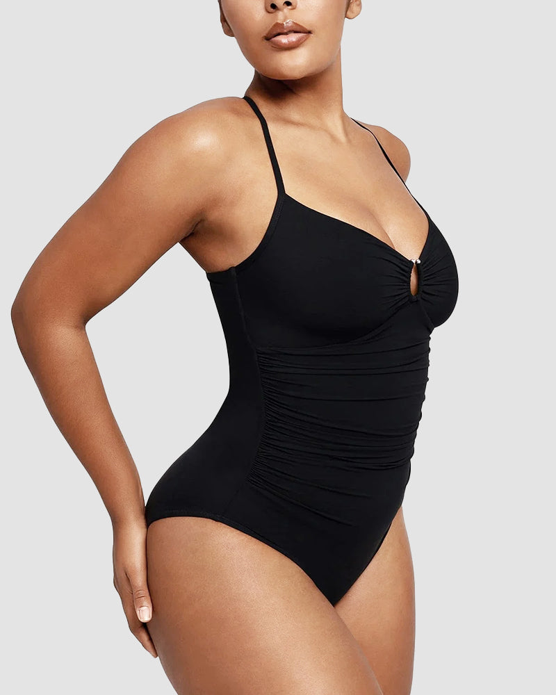 Maillot de bain gainant – Coupe élégante avec détails découpés 