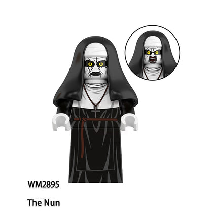 Blocs de construction de figurines de nouveaux films d'horreur 2025 