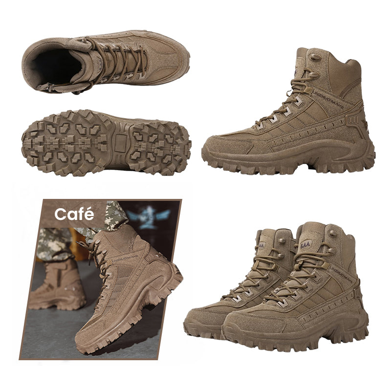 Livraison gratuite 🎁Bottes de combat imperméables et anti-perforation pour hommes (amélioration de la durabilité) 