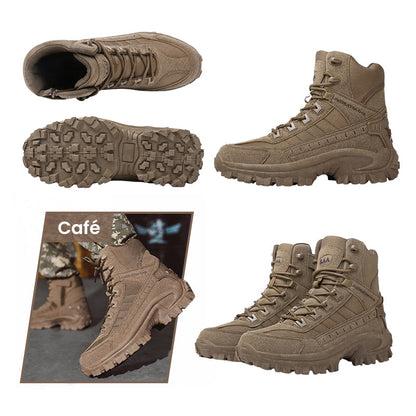 Livraison gratuite 🎁Bottes de combat imperméables et anti-perforation pour hommes (amélioration de la durabilité) 