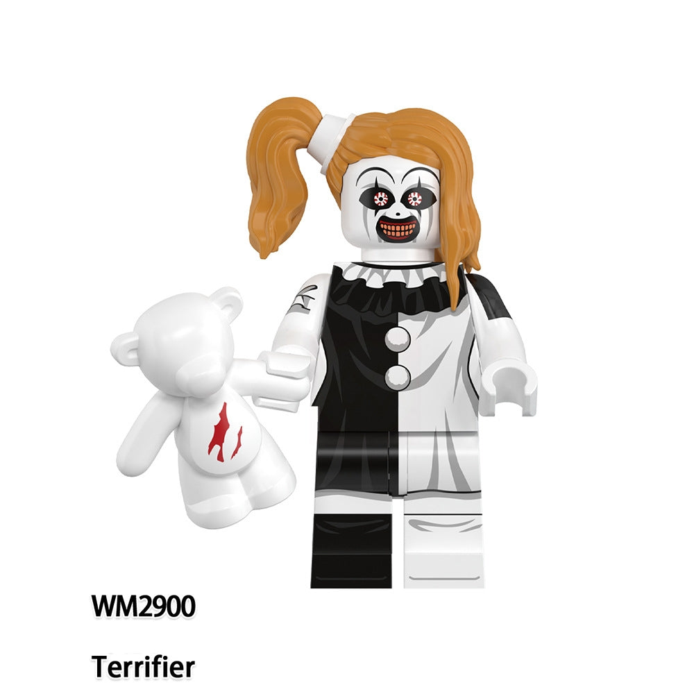 Blocs de construction de figurines de nouveaux films d'horreur 2025 