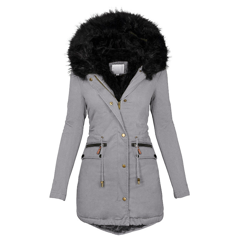 Elena | Warm Hooded Winter Parka