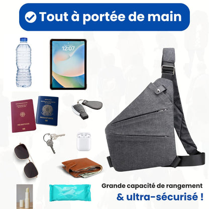 Sac à bandoulière antivol