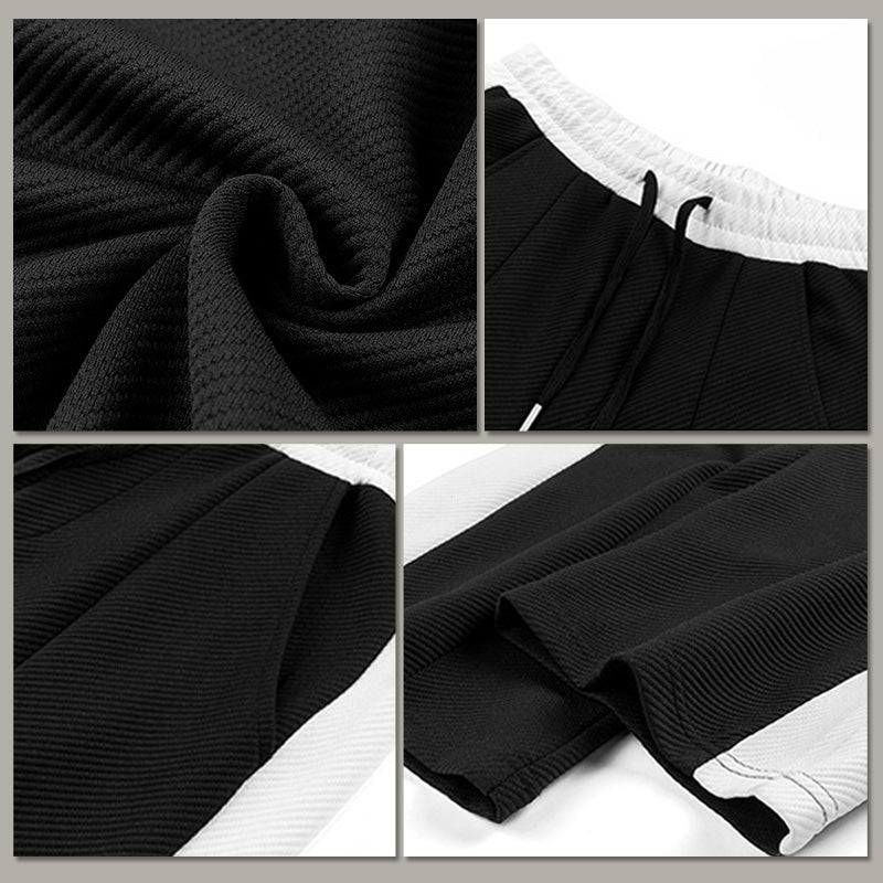 Ensemble jogging sport décontracté 2 pièces contrasté (-50 %) 🔥 Livraison gratuite au Royaume-Uni