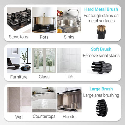 Nettoyeur vapeur haute température portatif à pression de 2 500 W