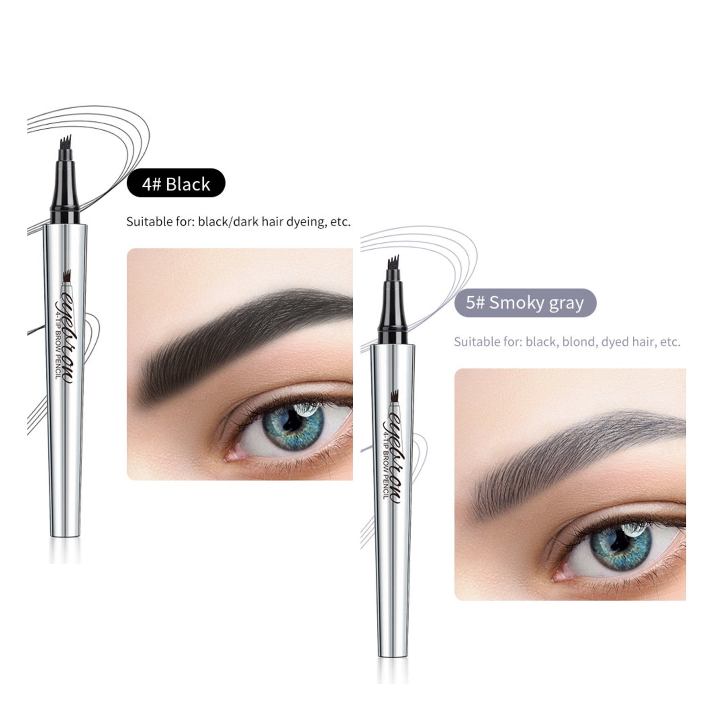 Stylo à sourcils microblading 3D + cils magnétiques
