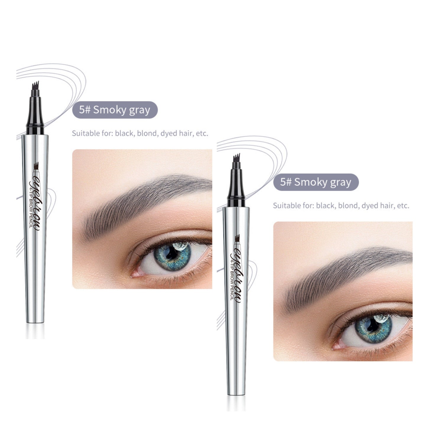 Stylo à sourcils microblading 3D + cils magnétiques