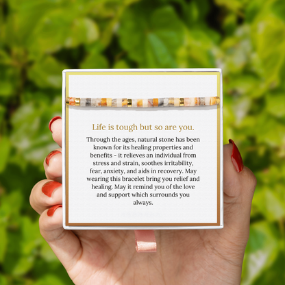 La vie est dure, mais toi aussi, bracelet 