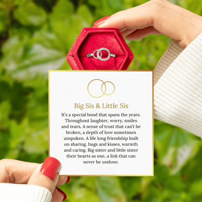 À ma sœur - Bague liée pour toujours