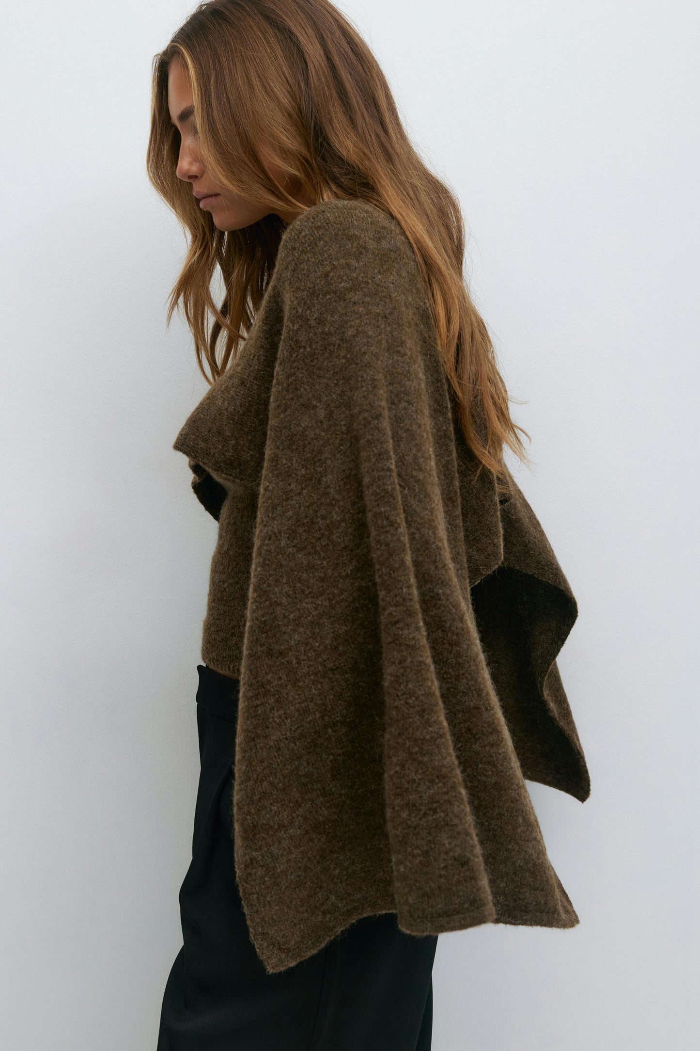La cape Sienna en tricot