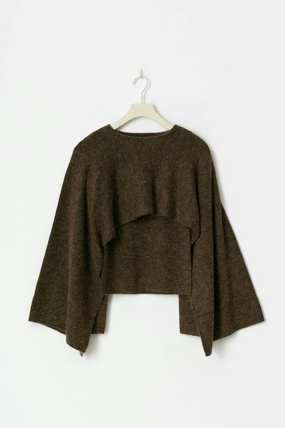 La cape Sienna en tricot