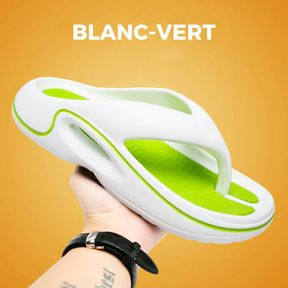 Tongs d'été confortables à semelles épaisses 