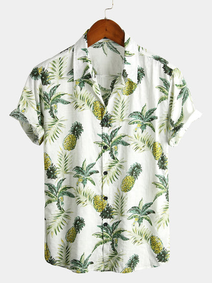 Chemise de plage ananas pour homme