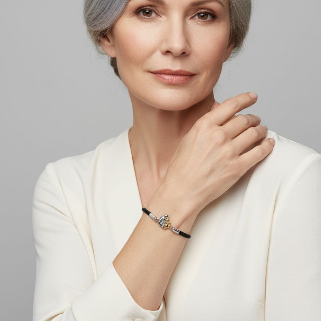 Katy™ | Cord bracelet with dog icon