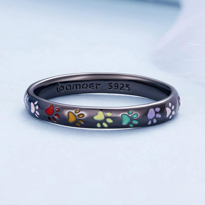 Ilduara™ | Silver Ring with a Fingerprint