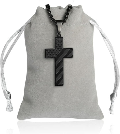Collier patriotique Cross Faith 