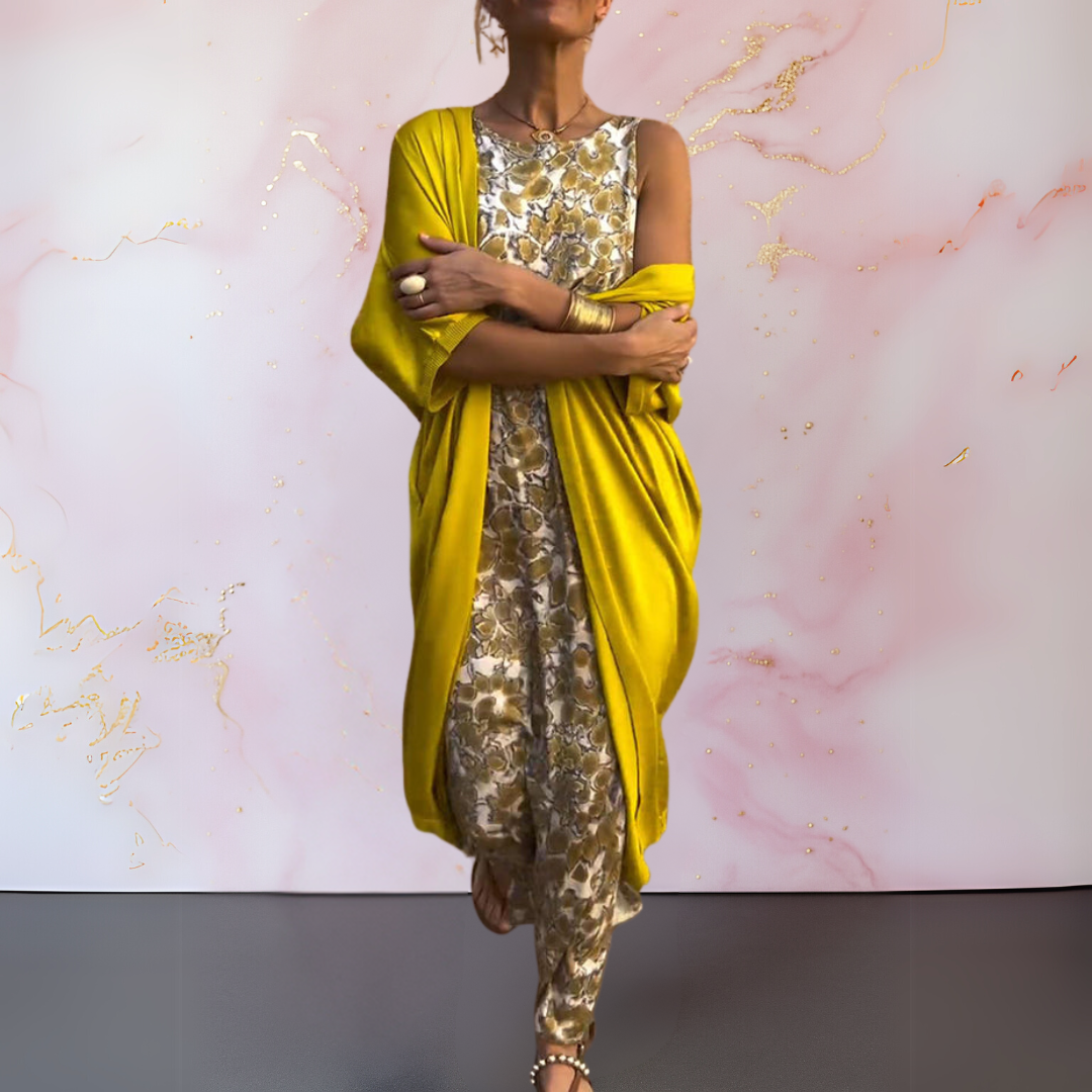 Melanie™ | Robe élégante avec gilet