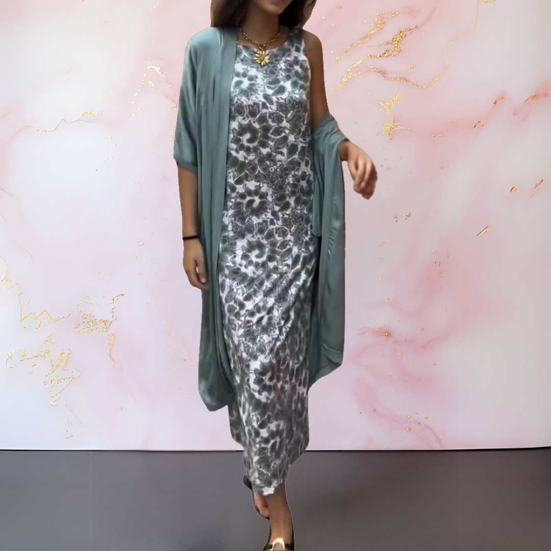 Melanie™ | Robe élégante avec gilet