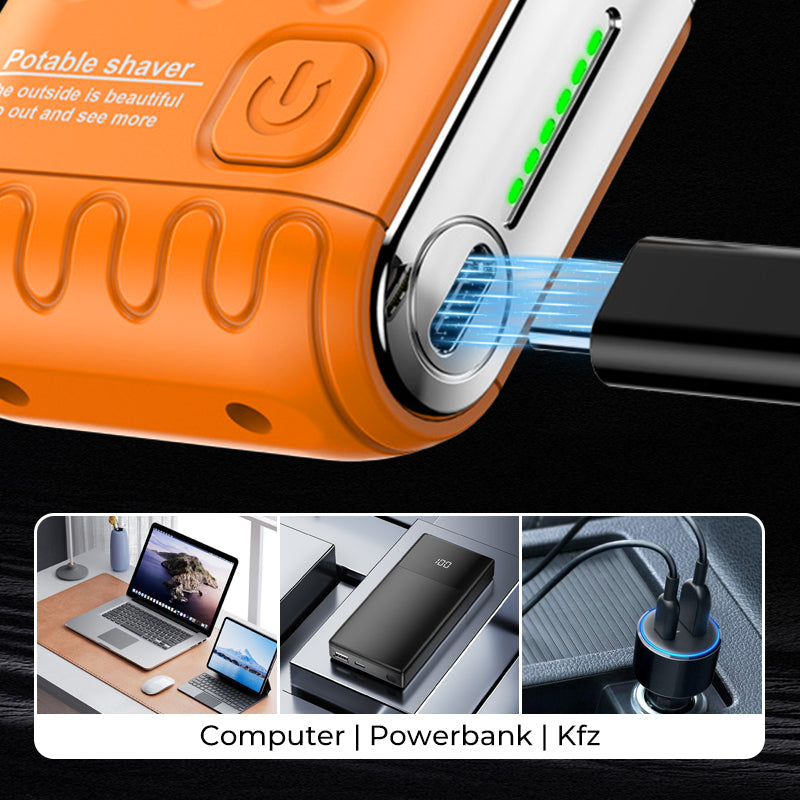 🖤2025 Nouveau design -50 % de réduction🖤Mini rasoir électrique pour hommes 