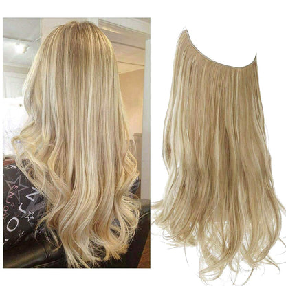 Extensions de cheveux blond sale