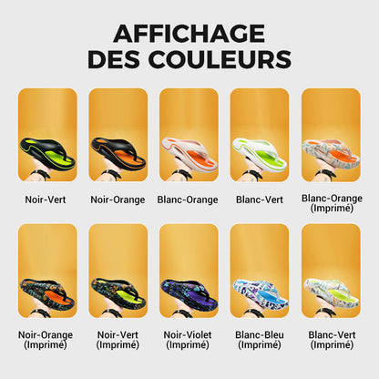 Tongs d'été confortables à semelles épaisses 