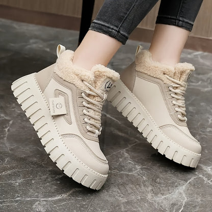 Nova | Women’s Plush-Lined Mid-Top Sneakers