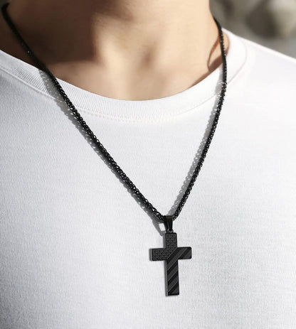 Collier patriotique Cross Faith 