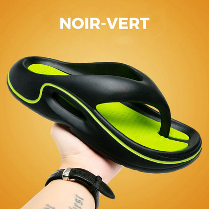 Tongs d'été confortables à semelles épaisses 