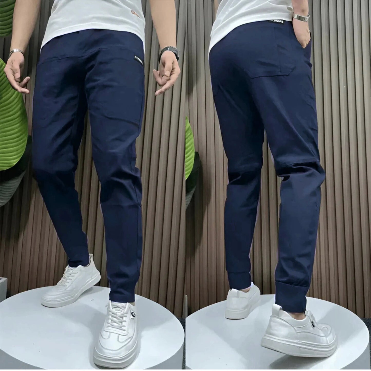 Noah | Pantalon de jogging cargo slim stretch