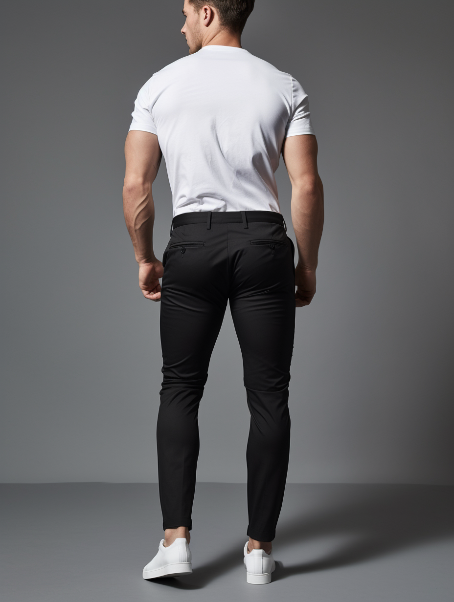 Versuvio : Pantalon extensible haut de gamme sans plis 
