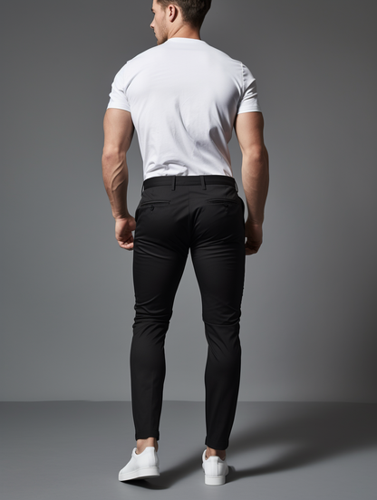 Versuvio : Pantalon extensible haut de gamme sans plis 