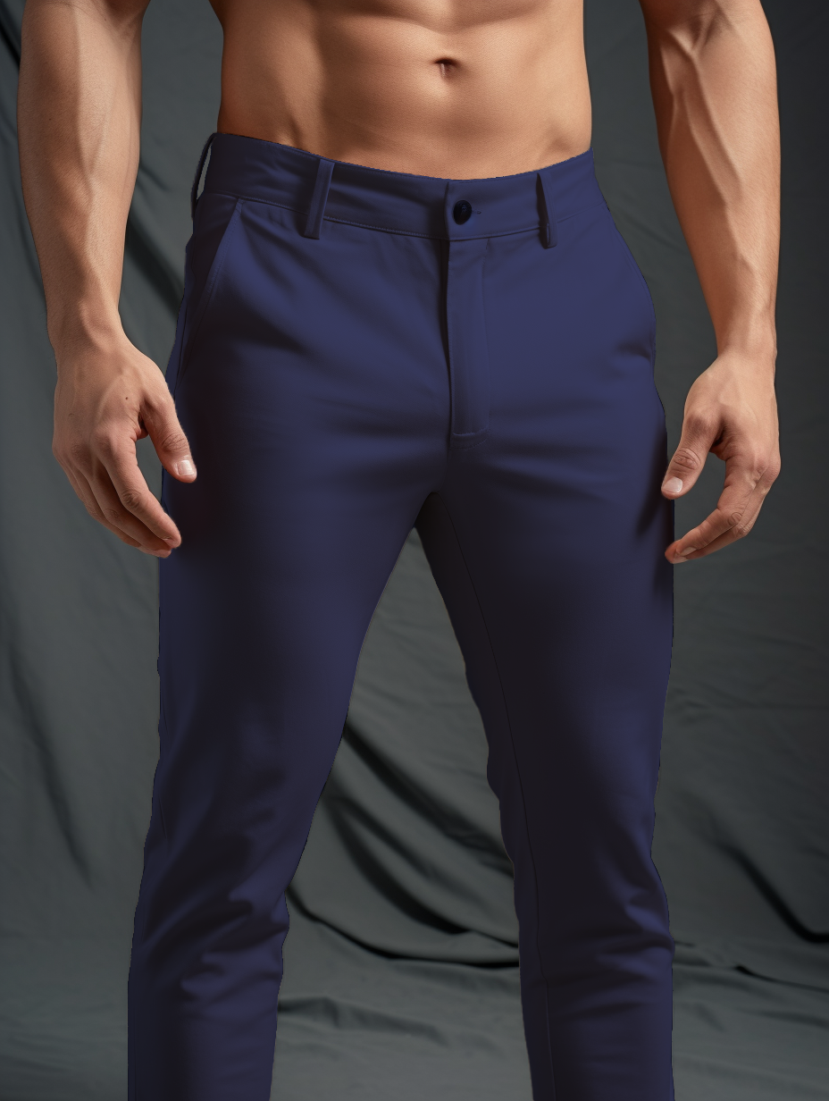Versuvio : Pantalon extensible haut de gamme sans plis 