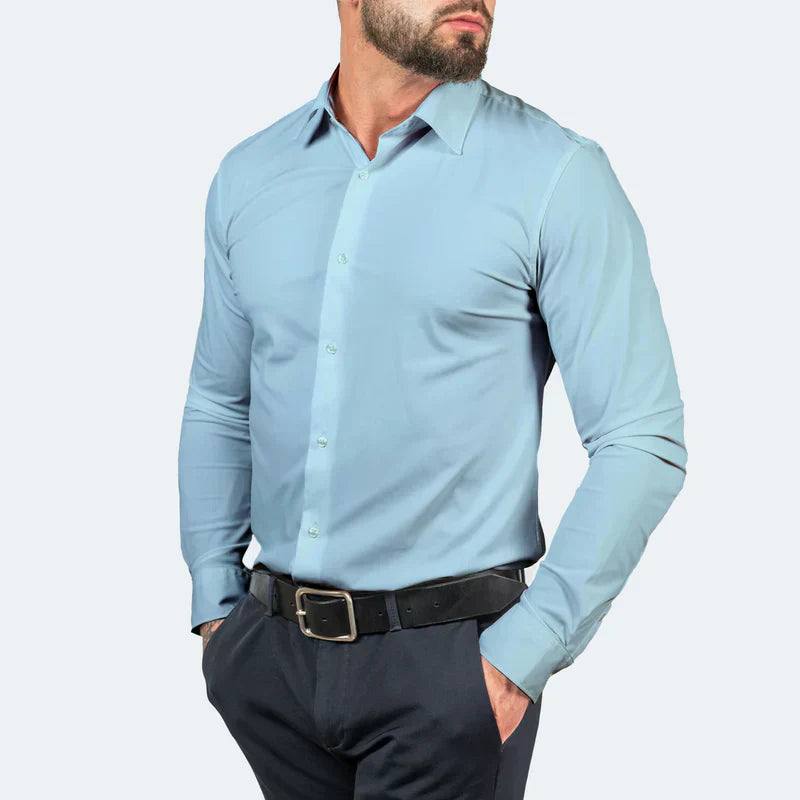 Chemise ajustée et infroissable