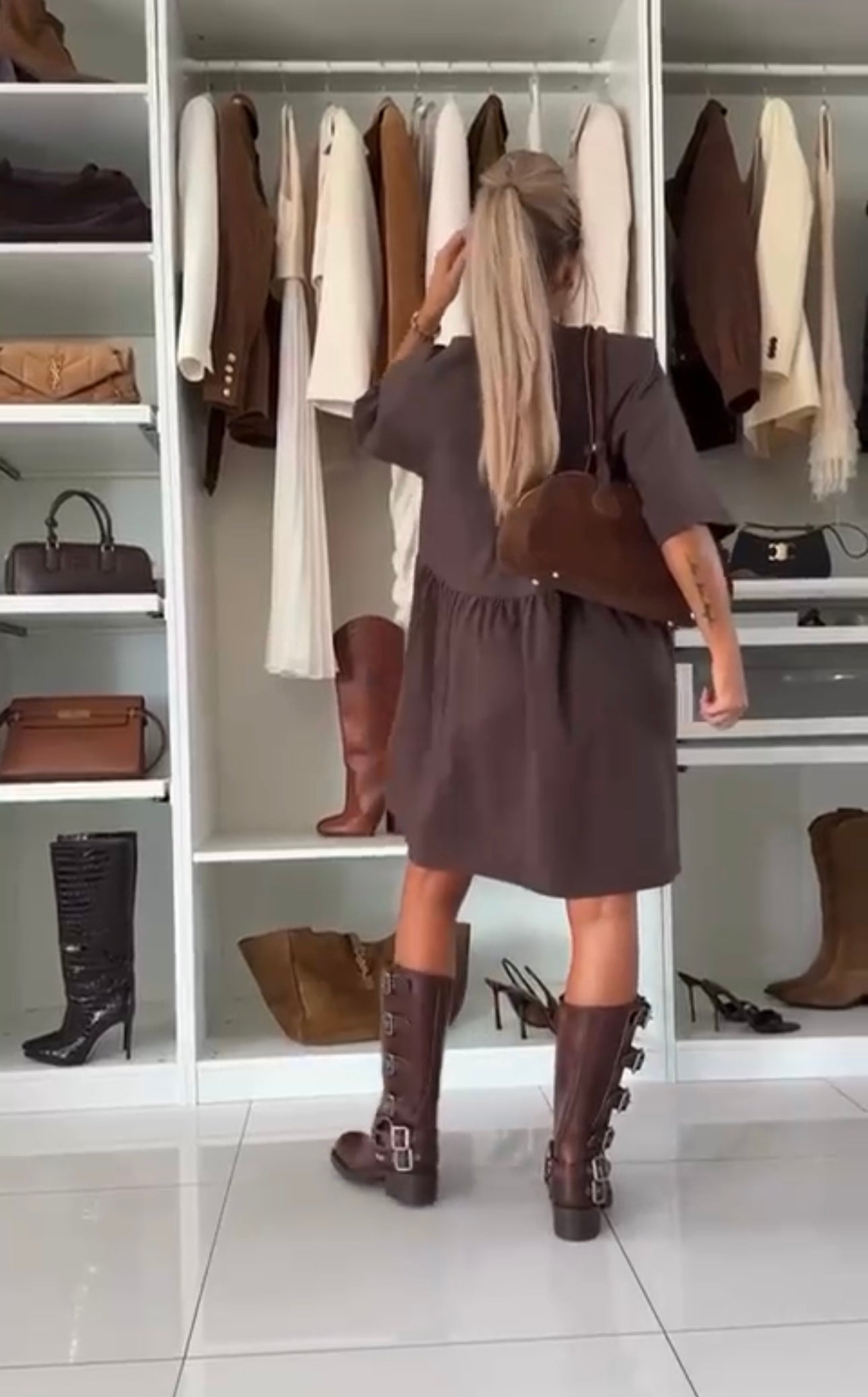 MARIE | Robe d'automne élégante