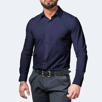Chemise ajustée et infroissable