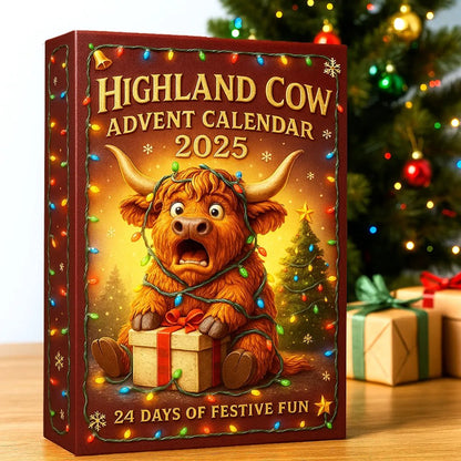Calendrier de l'Avent Vache des Highlands 2025
