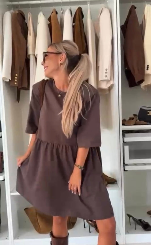 MARIE | Robe d'automne élégante