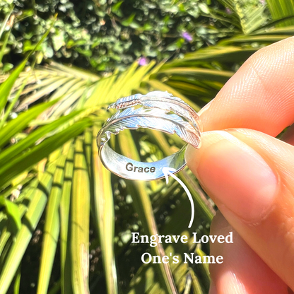 Bague Plume d'Ange