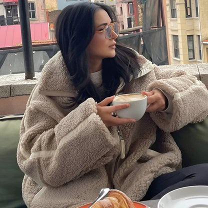 Kalina™ | Manteau oversize en peluche